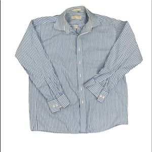 Michael Kors button down striped shirt